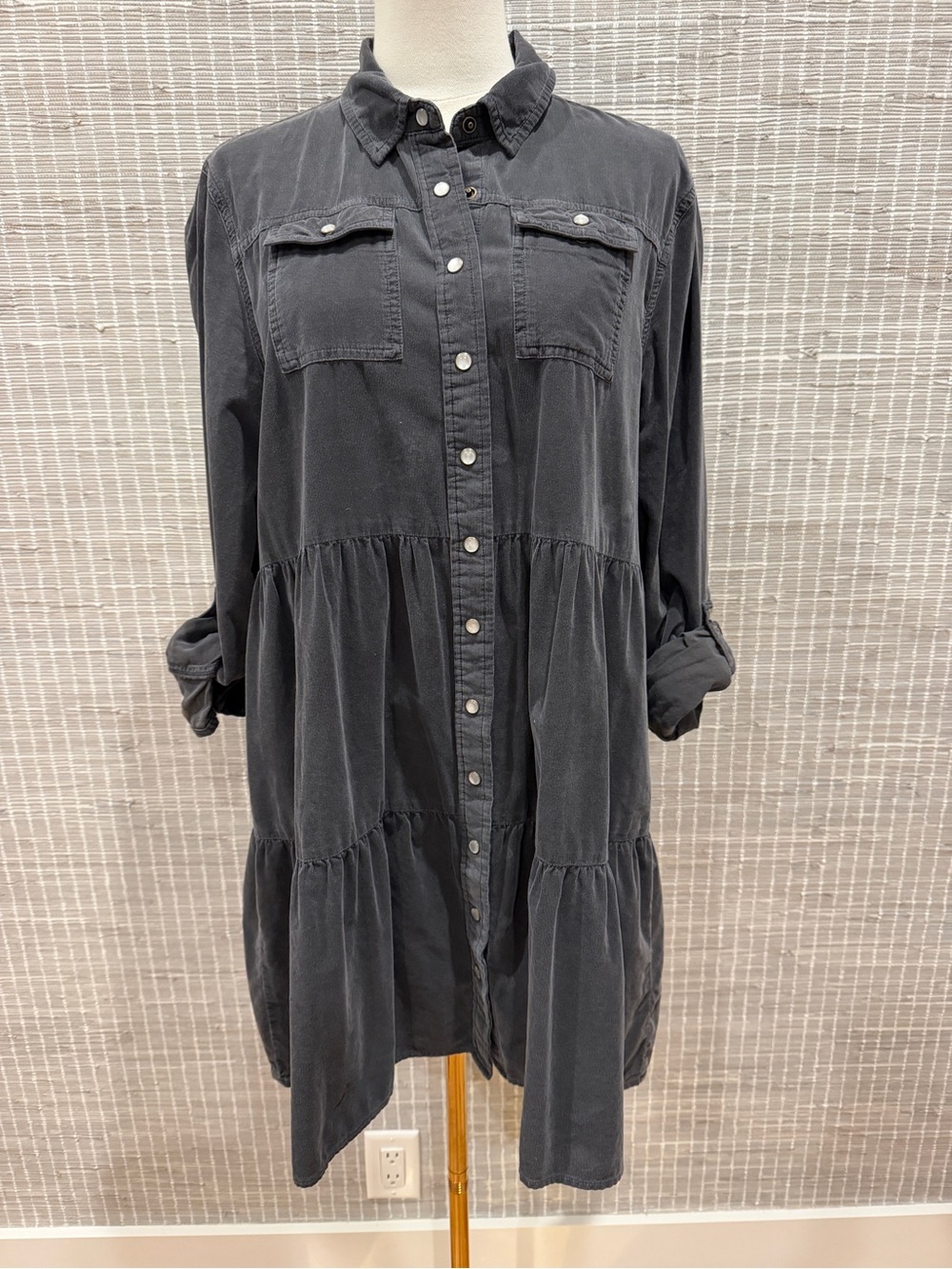 The Shirt by Rochelle Behrens Corduroy Dress